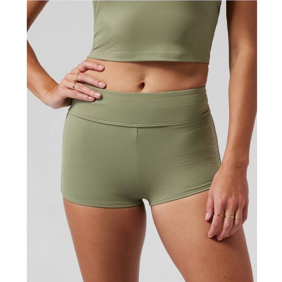 NWT Athleta Sand Sprint Swim Short - XS - Eucalyptus Olive - XS - Picture 1 of 3
